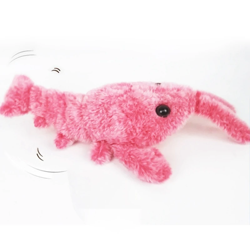 Электрический Скакалка креветки кошка игрушка Лобстер датчик движения и для