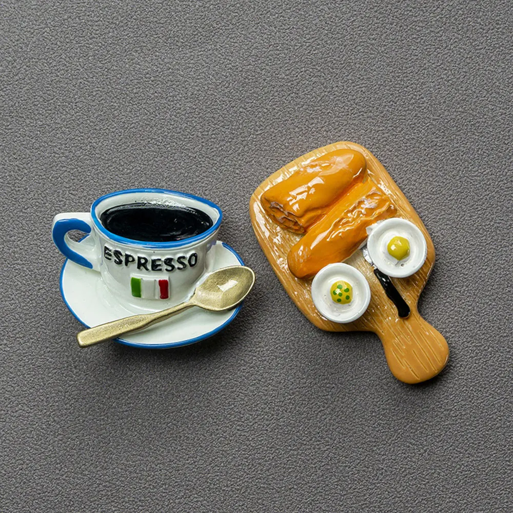 3D стерео смола творческое Искусство фотоконусное питание домашний декор магнит