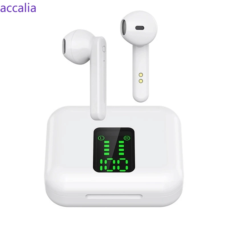 

New For xiaomi huawei oppo X15 L12 TWS Bluetooth 5.1 Wireless Earphone LED Display Hifi Stereo Sports Headset With Microphone