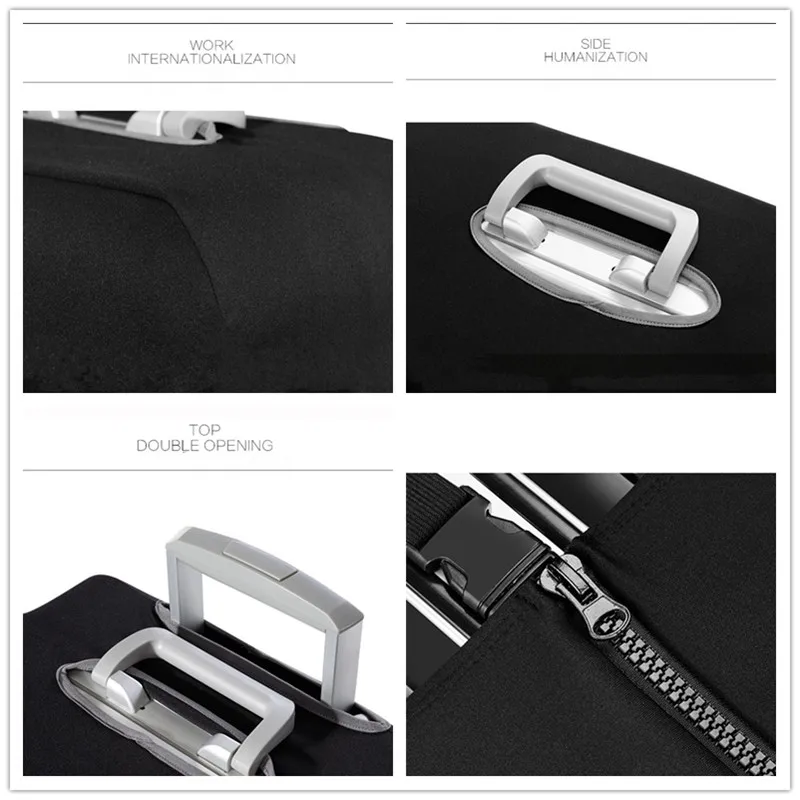 Elastic Solid Thicken Luggage Protective Cover For 18-32 inch Trolley Suitcase Protect Dust Bag Case Travel Accessories Supply