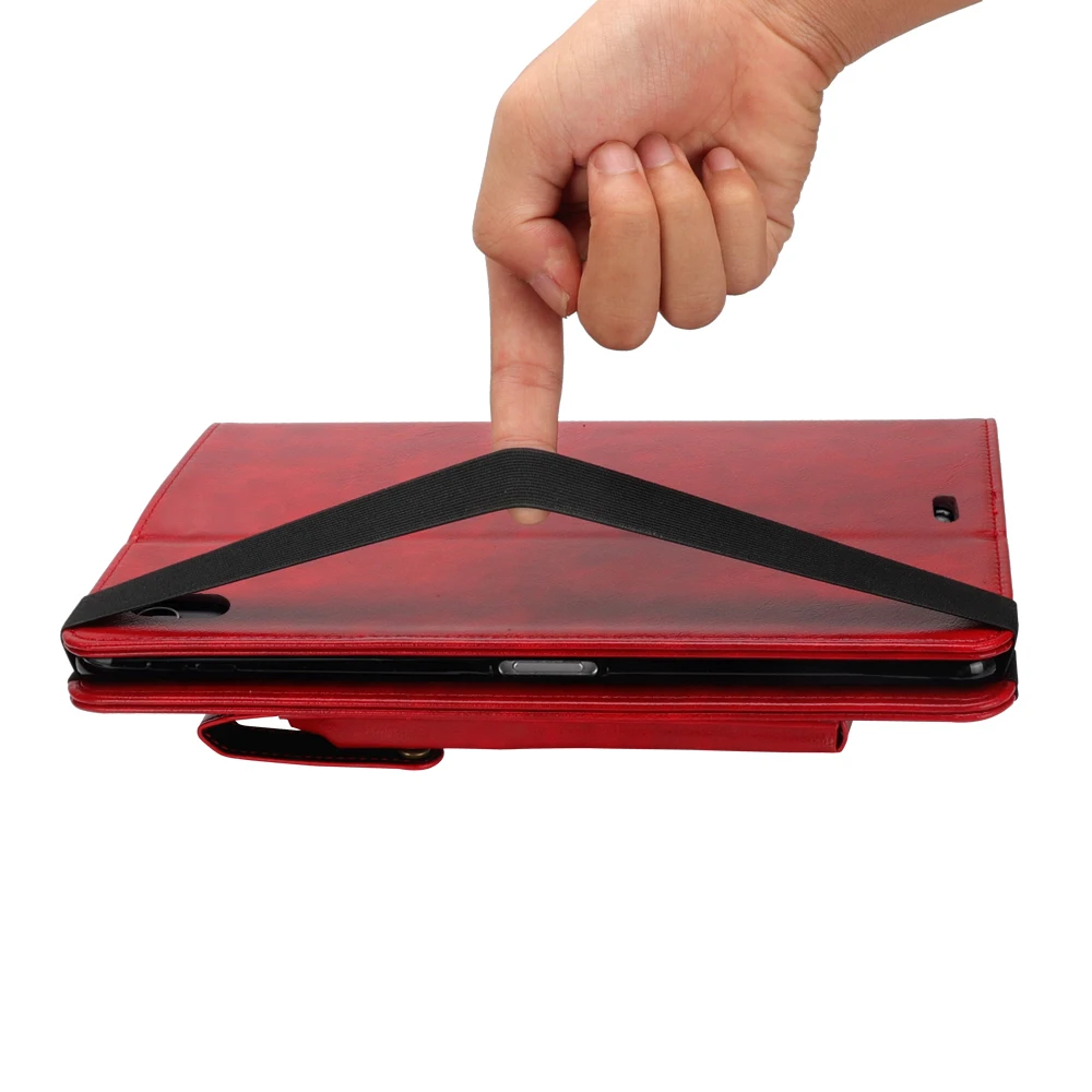 Retro Luxury PU Leather Card Wallet Cover for iPad Pro 12.9 (2018) Tablet Case pen slot Kickstand filp cover Protective Shell | Компьютеры