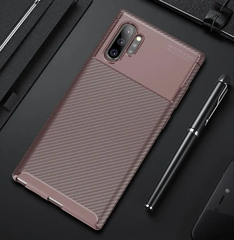 Чехол из углеродного волокна кремнезема для samsung Galaxy S9 Note10 Plus, чехол из ТПУ для samsung Note10 S9plus Galaxy Note9