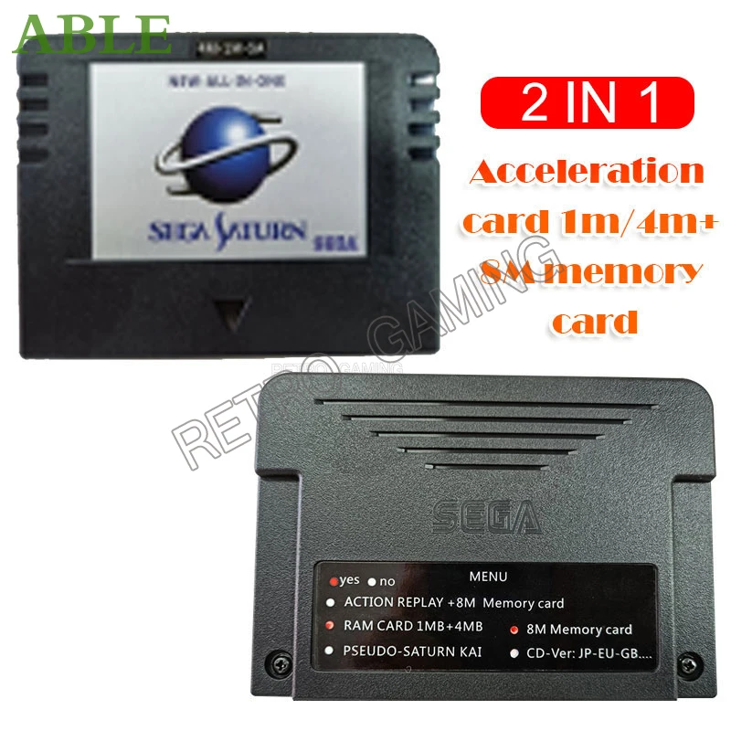 

Free shipping 1 piece Original NEW-ALL-IN-1 SEGA SATURN Games Secondhand Direct reading Card Pseudo-Saturn KAI