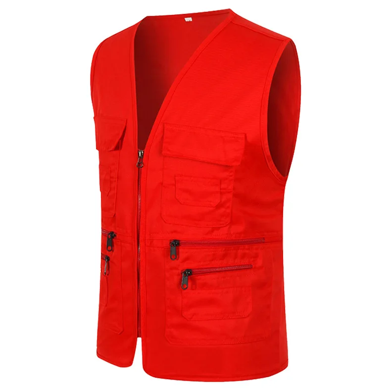 Повседневный разнофункциональный Рабочий жилет для мальчиков серый