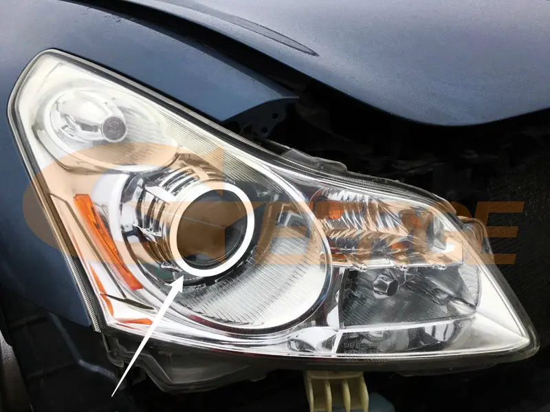 Для INFINITI G35 G37 2007 2008 2009 HID Ксеноновые фары отличные ультра яркие CCFL ангельские
