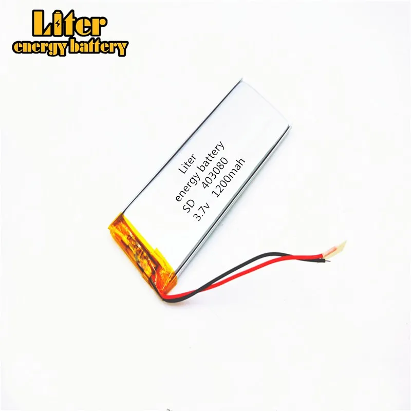 

10pcs [SD] 3.7V,1200mAH,[403080] Polymer lithium ion / Li-ion battery for TOY,POWER BANK,GPS,mp3,mp4,cell phone,speaker