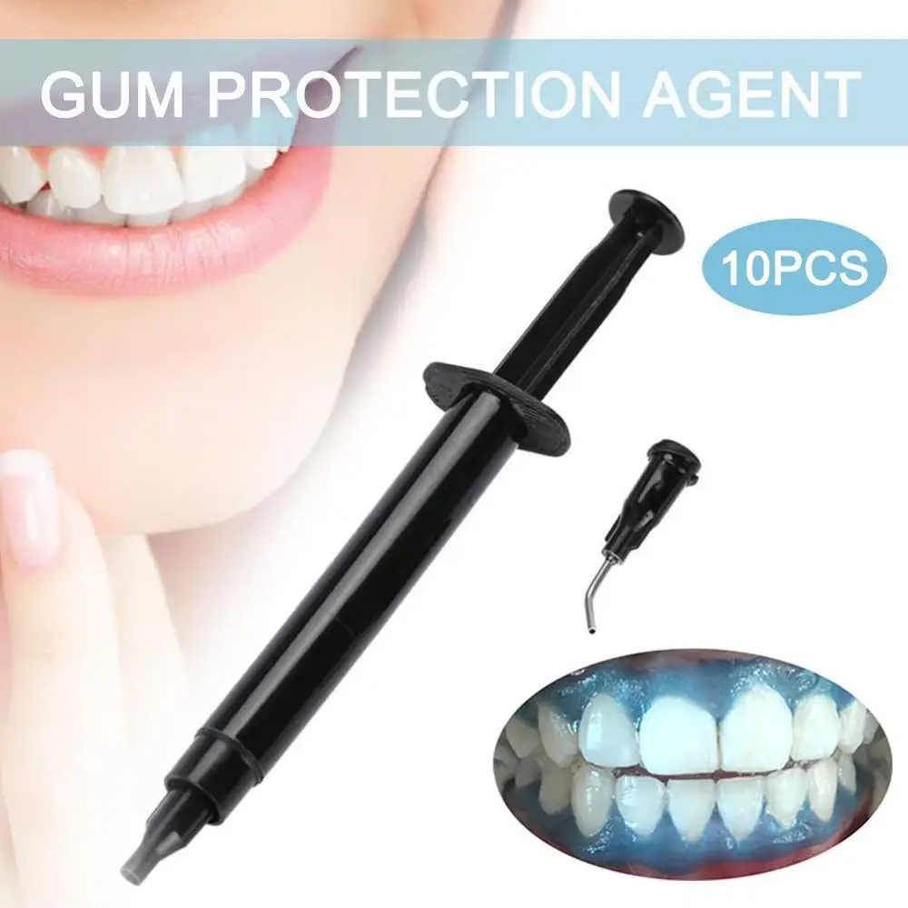 

10pcs Gingival Protector Dental Tooth Whitening Dental Care Gum Protection Resin