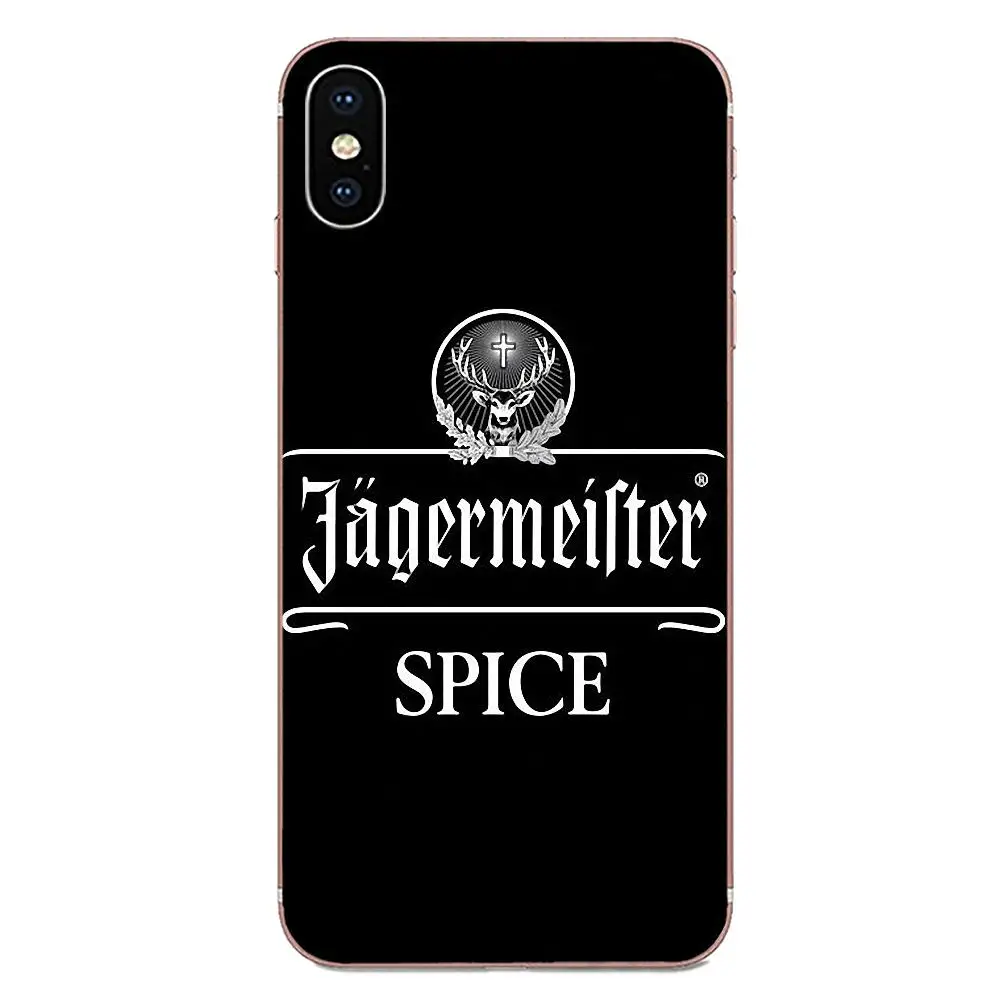 Ультратонкий чехол с логотипом Art Design Jagermeister для Apple iPhone 4 5 5C 4S SE SE2 6 6S 7 8 11 Plus Pro X XS Max