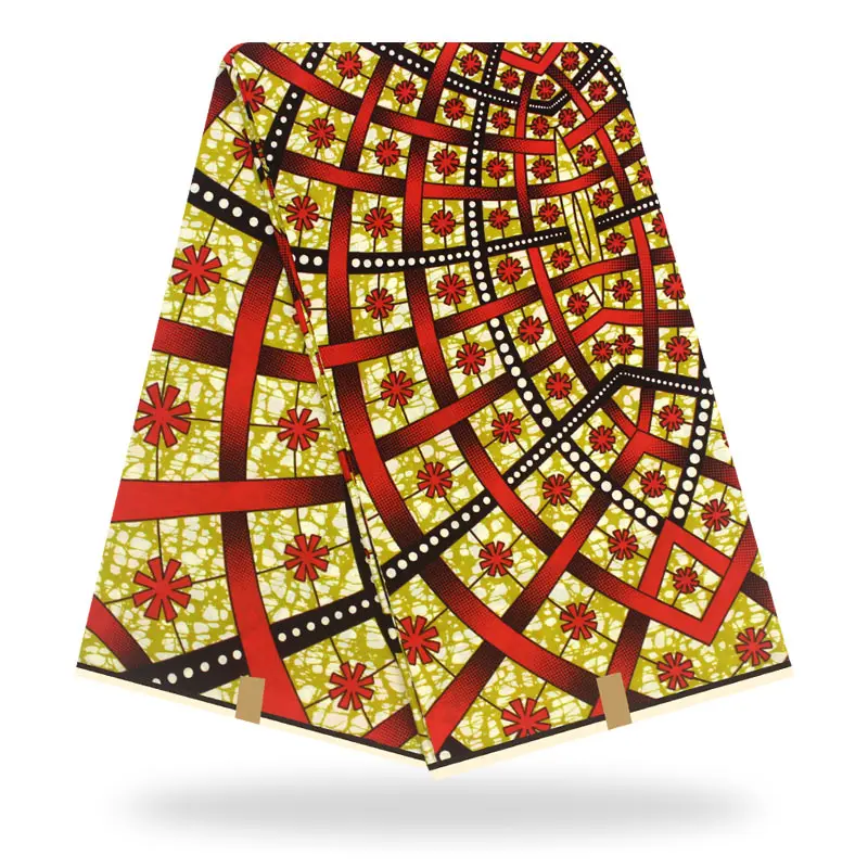 Новое поступление 6 ярдов настоящий Африканский хлопок восковые принты 100% воск