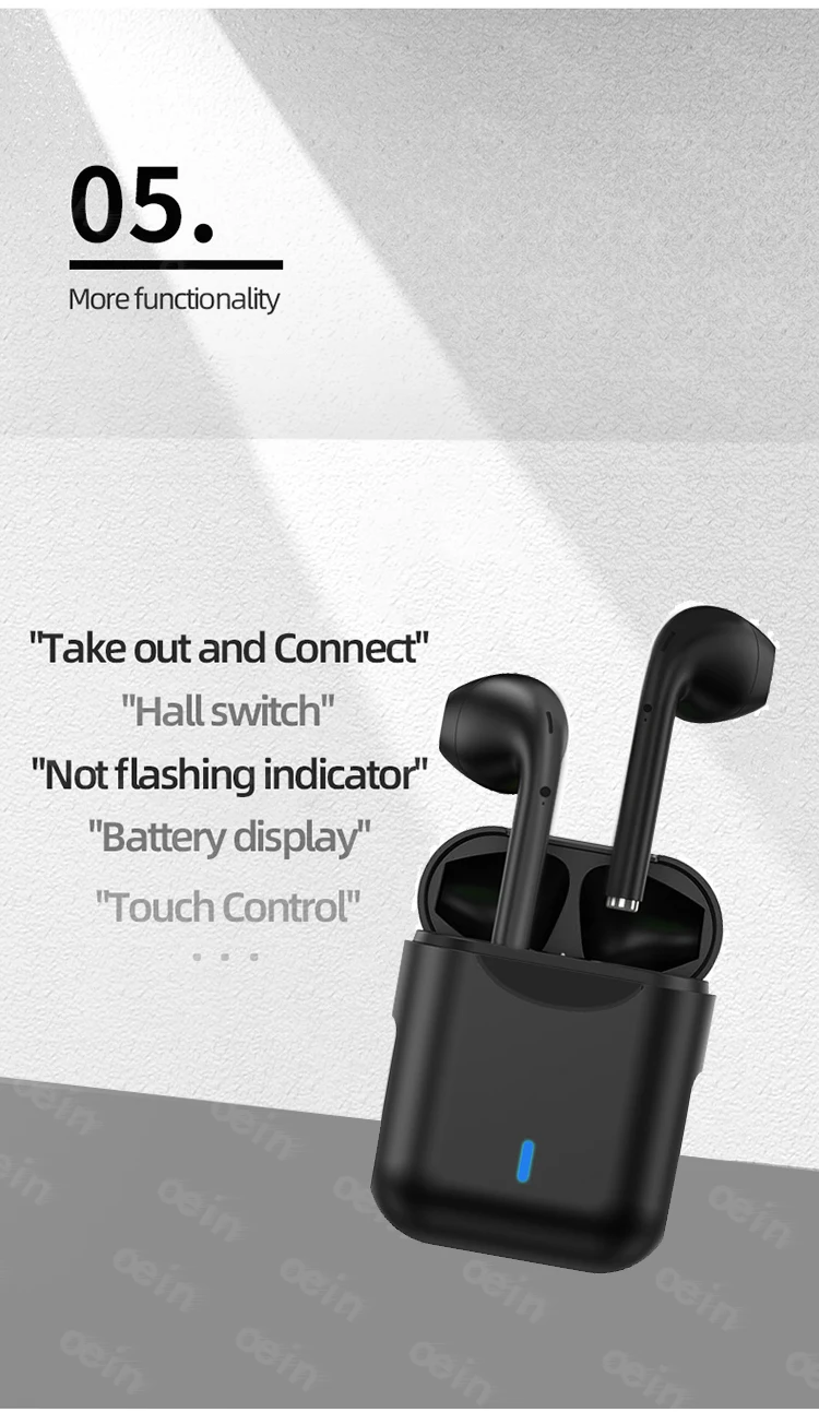 

Original mini tws Stereo Wireless 5.0 Bluetooth Earphone Earbuds Headset With Charging Box For iPhone Android Xiaomi smartphones