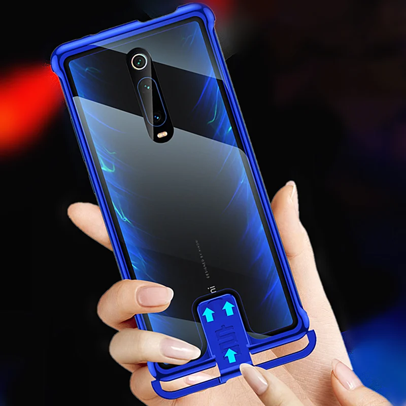 OMEVE чехол для Xiaomi Mi 9T безрамный металлический бампер и закаленное стекло задняя