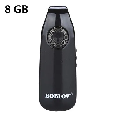 BOBLOV мини-камера Full HD 1080 P, портативная камера, Полицейская видеокамера, камера для тела, мотоциклетная, велосипедная, камера для движения тела, мини камера - Цвет: 8 GB