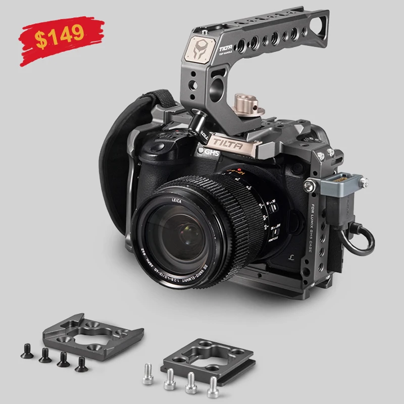 Tilta TA T37 FCC G DSLR GH5 клетка Полная Клетка совместимая с Panasonic GH5S dslr rig gh5 Верхняя ручка