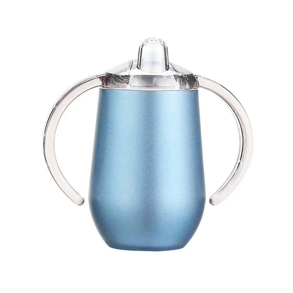

Baby Stainless Steel Feeding Cups Portable Drinkware Sippy Food Storage Cups Snack Container BPA-Free Soft Sippy Cup For Kids