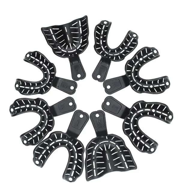 

Set of 12 Dental Orthodontic Thermoplastic Impression Adjustable Trays Hot Thermal Deformation