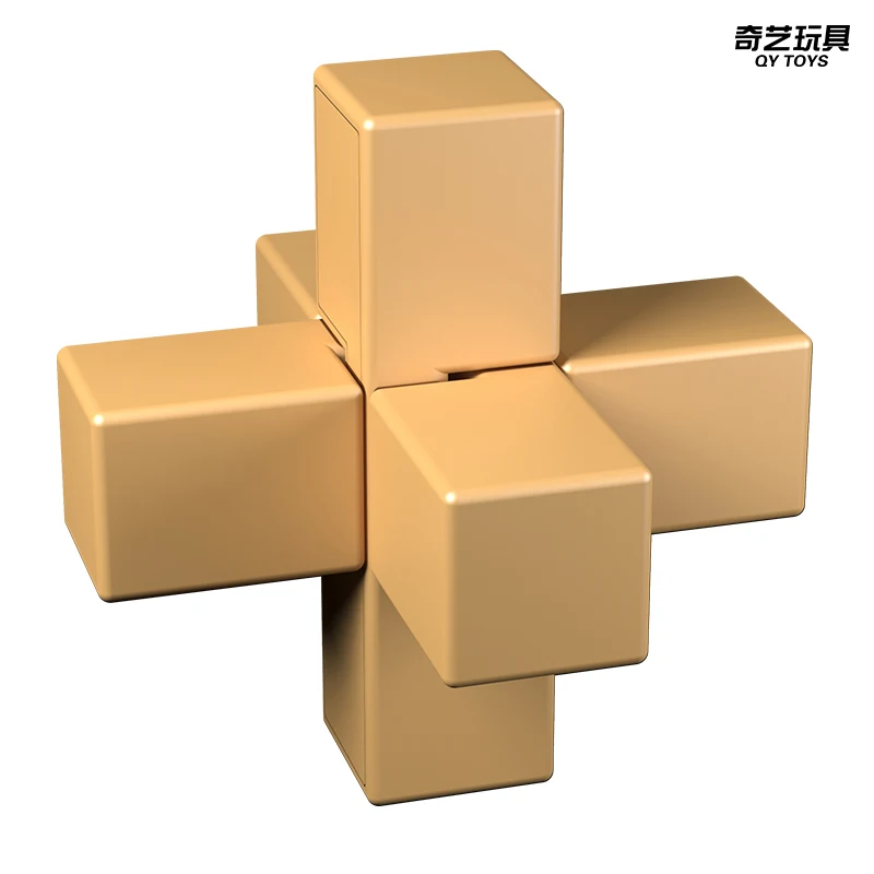 Qiyi KONGMING 15 пазлов деревянные головоломки Замок 3D ручной работы Развивающие