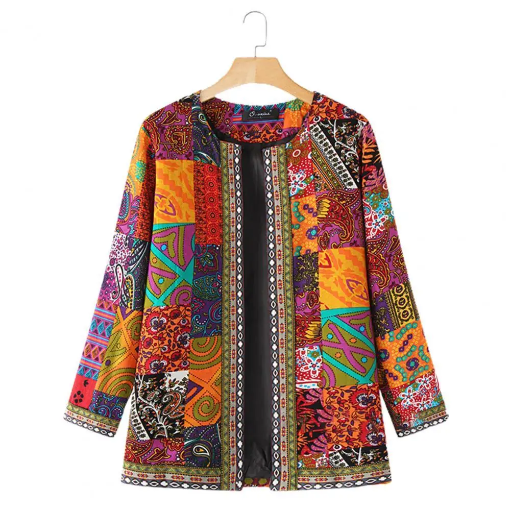 

Thin Women Jacket Jacket Thin Coat Non-positioning Printing Long Sleeve Cardigan for Outdoor Long Sleeve Coat