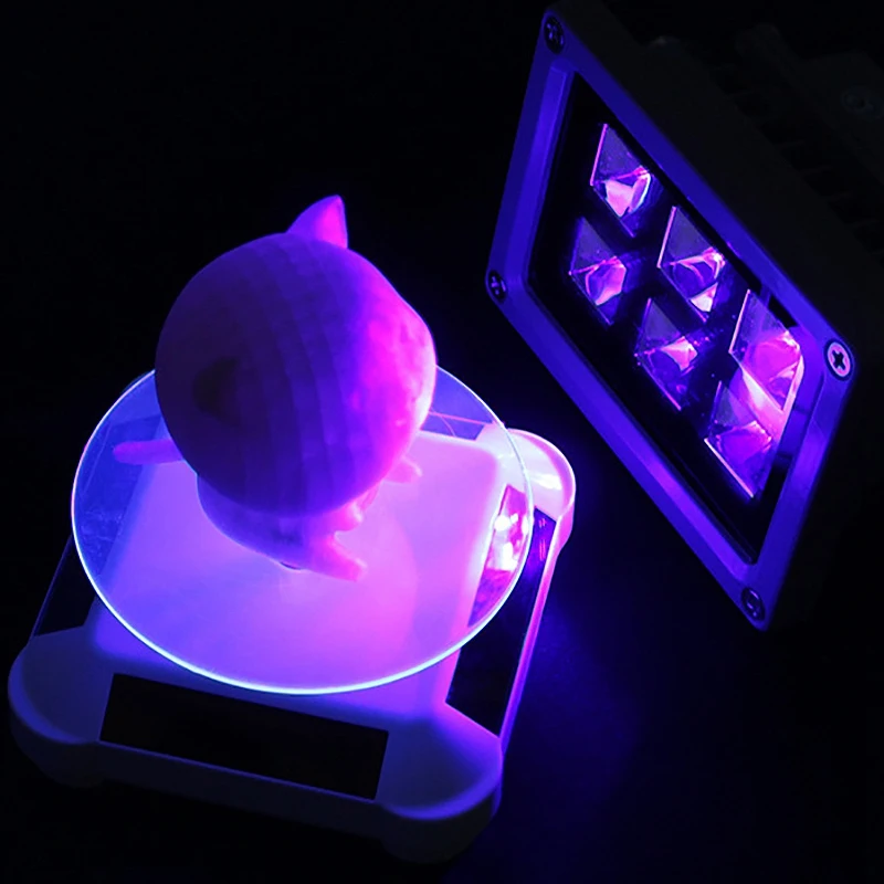 Sla Dlp3D печать пост обработка Солнечный вращающийся диск Дисплей Стенд+ 60 Вт светочувствительная Смола отверждения лампы(США штекер