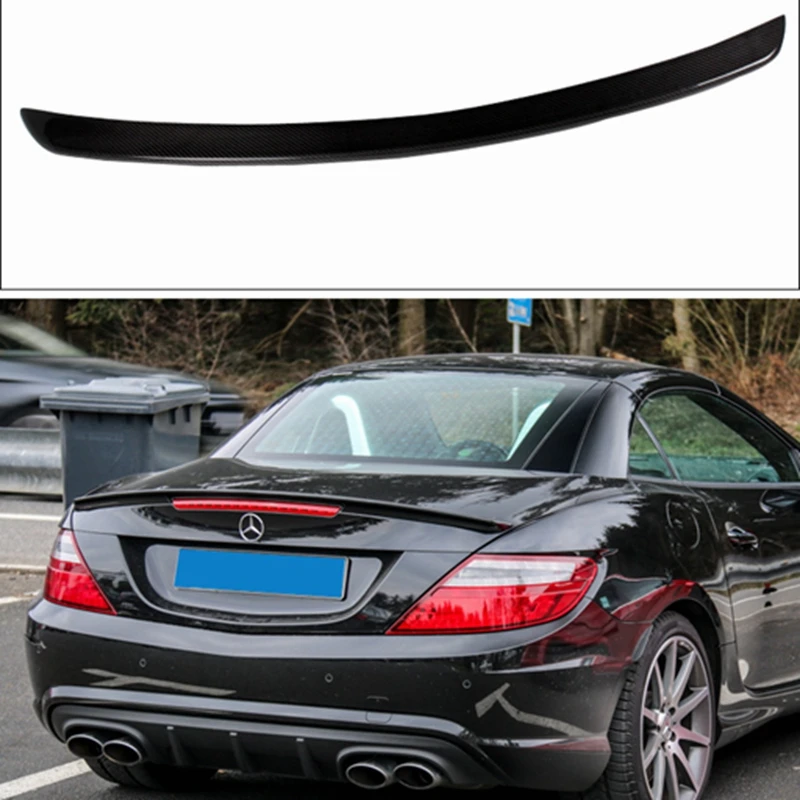 Спойлер для заднего крыла из углеродного волокна спойлер багажника Mercedes Benz R172 SLK