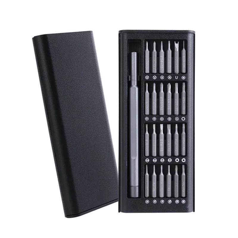 

Multi Screwdriver Set With 24 Precision Bit 25 In 1 Hand Tool Set Precision Screwdriver For Computer PC Mobile Phone Repair Tool