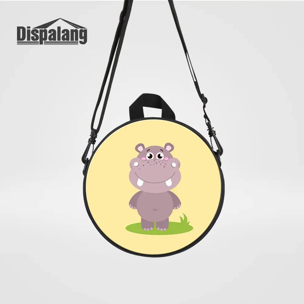 Backpack22 Dispalang новые Мультяшные детские сумки-мессенджеры с принтом лисы для девочек милые животные круглые Rugtas детские мини сумки через плечо - Цвет: Backpack22