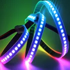 Пиксельная Светодиодная лента WS2815 (WS2812B WS2813 обновленная) RGB, индивидуально Адресуемая Светодиодная лента с двойным сигналом, 3060144 светодисветодиодный, sm, 12 В постоянного тока