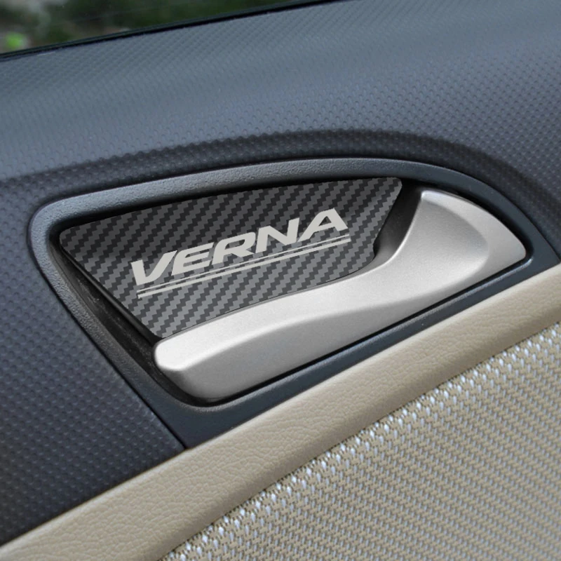 Автомобильные наклейки на внутреннюю дверную ручку крышку чаши отделка