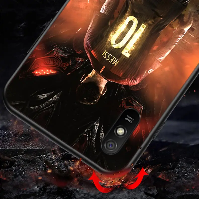 

Football Messiy For Xiaomi Redmi 9 9C 9A 9I 9T 10X 8A 8 7A 7 6A 6 5 S2 Y3 Y2 K30 Ultra K20 Pro Black Phone Case