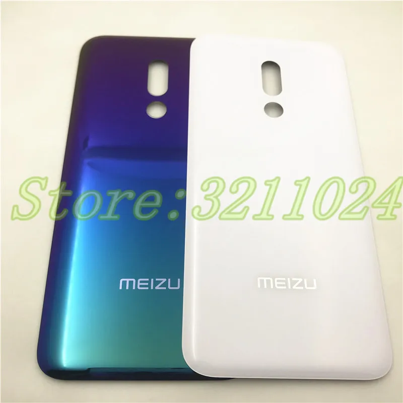 For Meizu 16 16th M882Q M882H Glass Back Battery Cover Rear Door Housing Repair parts With Camera Lens (No Adhesive) | Мобильные