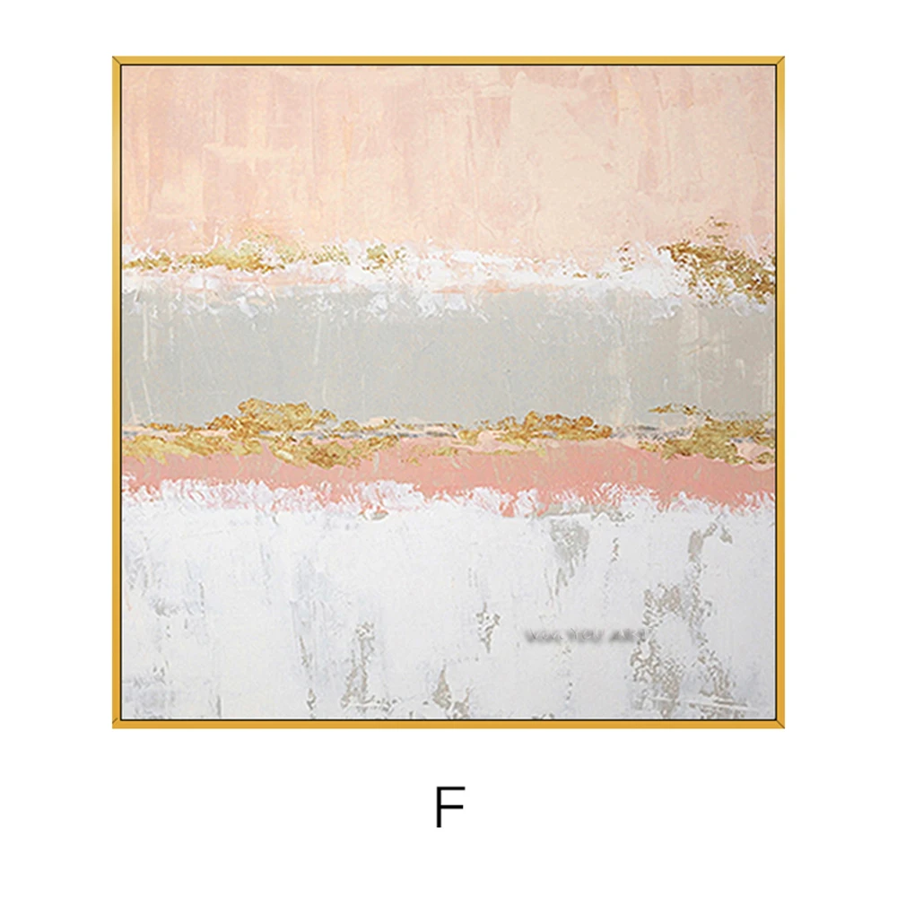 

Abstract Canvas Painting Landscape Wall Art Golden Poster Wall Picture for Living Room Bedroom Decor Scandinavian Posters