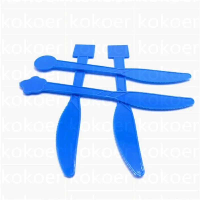 Knife-10pcs Kokoer Blaze and the Monster Machines набор для вечеринки на день рождения, бумажный стаканчик, тарелка, Детские вечерние принадлежности для мальчиков - Цвет: Knife-10pcs