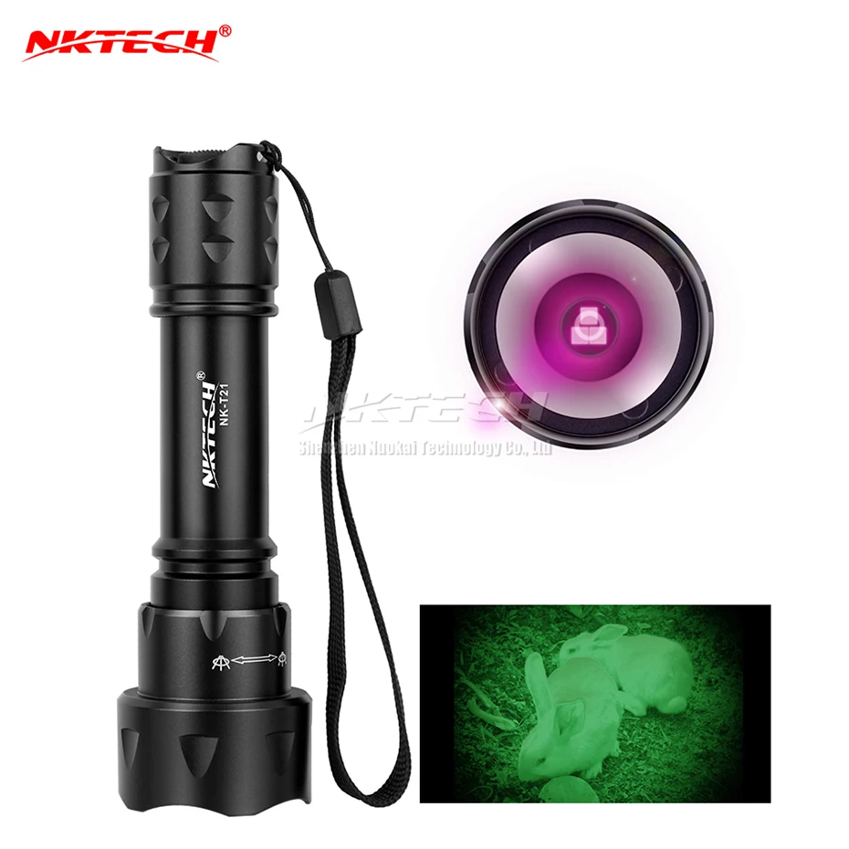 NKTECH NK T21 3X Светодиодная лампа ночного видения фонарик мини инфракрасный ИК 850nm