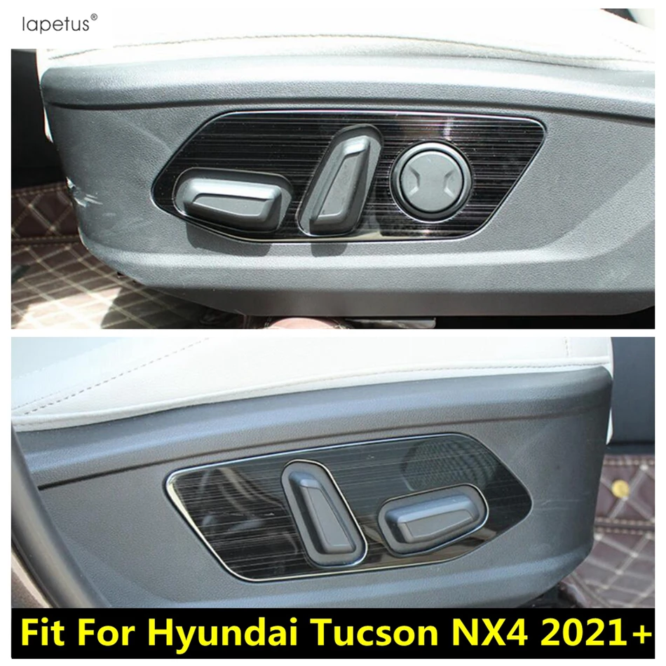 Фото Для Hyundai Tucson NX4 2021 2022 кнопки регулировки сиденья переключатель панель наклейка