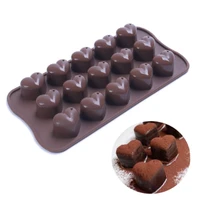love heart shaped chocolate silicone mold chocolate fudge silicone mold baking tools diy ice tray baking mold
