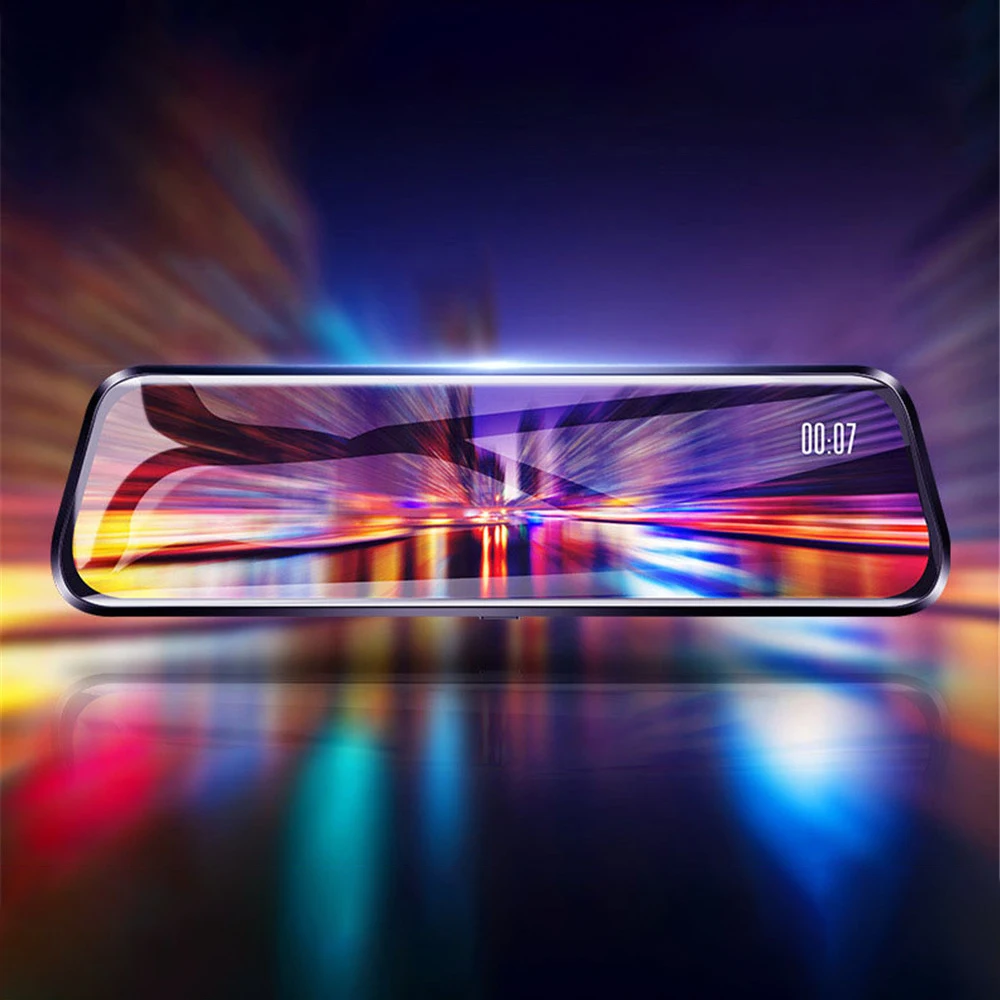 10 дюймовый полноэкранный медиа рекордер 1080P автомобильный зеркальный