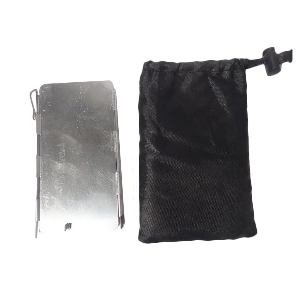 Складная супер легкая индукционная плита газовая защита от ветра Открытый