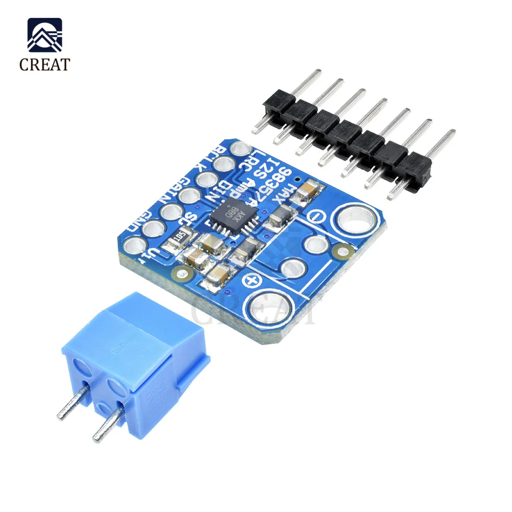 Плата модуля прерывания усилителя MAX08357 I2S Amp DAC 3 Вт класса D для Arduino Zero Raspberry Pi с