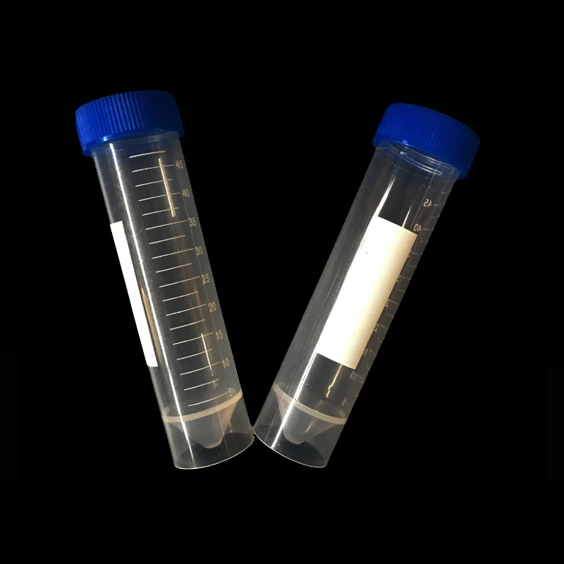 Стерильная полипропиленовая центрифужная трубка с плоским дном 25 шт.