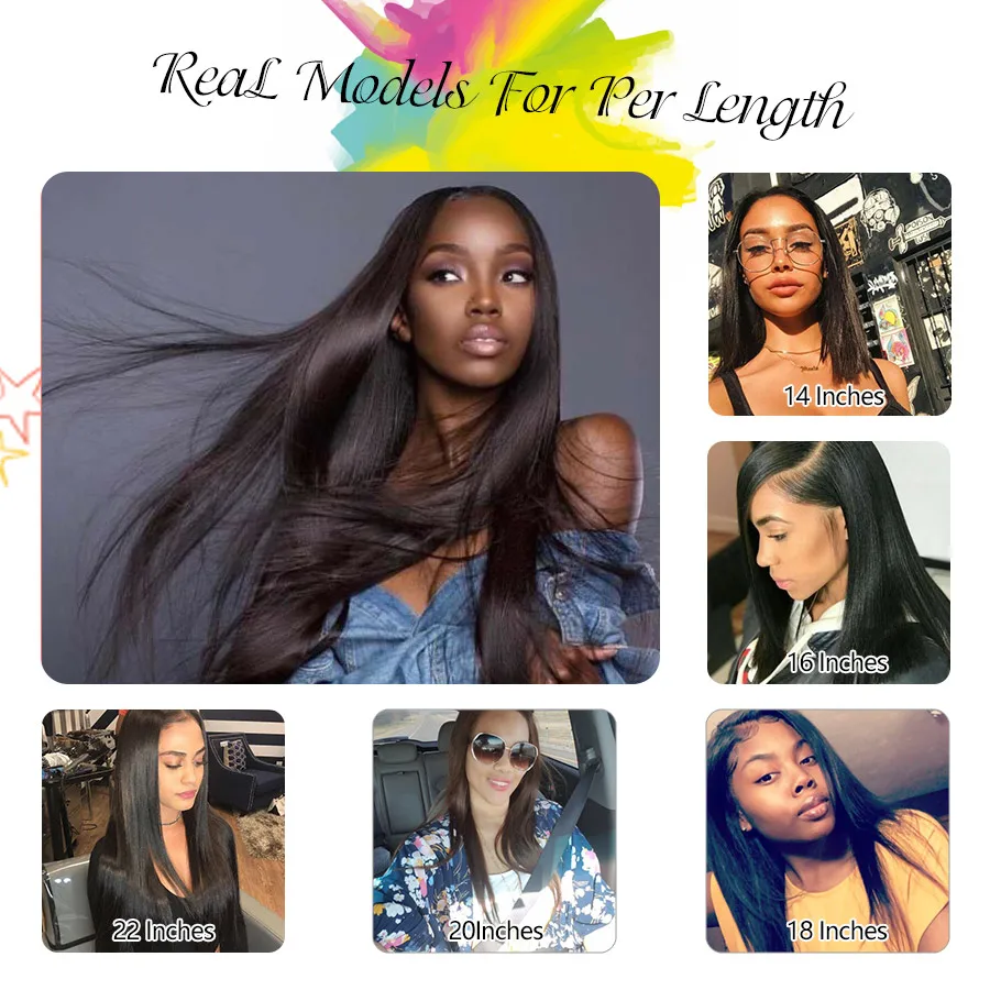 Перуанский прямой парик RXY Remy на шнуровке спереди бесклеевые парики из