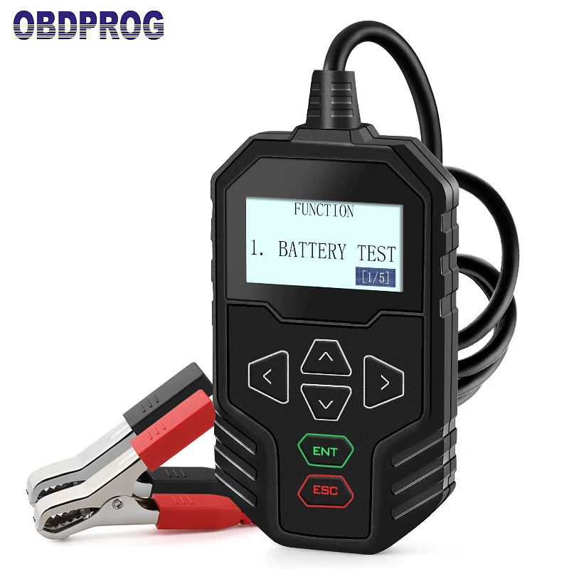 OBDPROG MT300 автомобильный тестер батареи 12 В 24 2000CCA 220AH анализатор Умный Цифровой OBD2