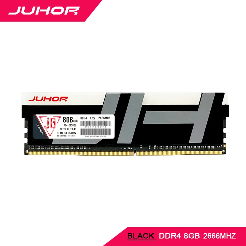 Оперативная память JUHOR ddr4, 8 ГБ, память для рабочего стола с нагревом udimm, 2666 МГц, 3000 МГц, оперативная память для ПК, 1,2 в, Новая Память dimm