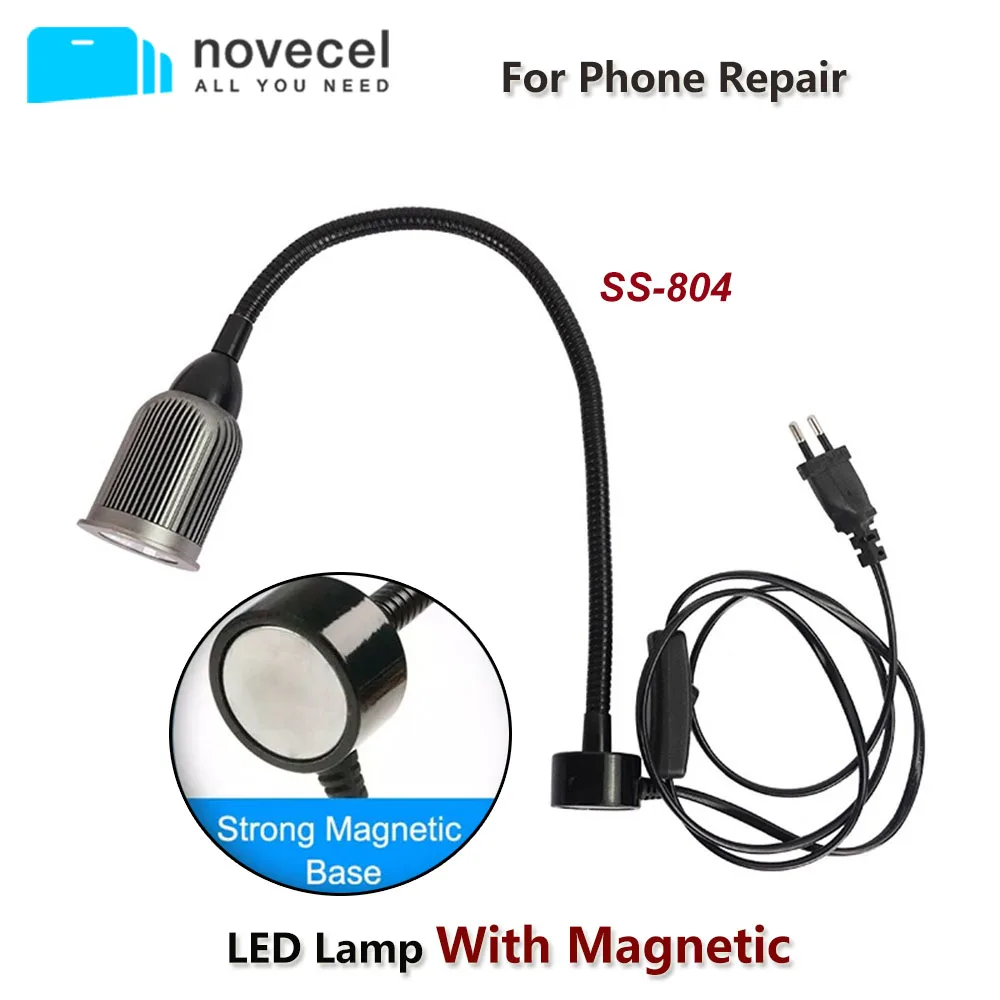 Солнечный свет SS 804 Магнитный светодиодный светильник Магнитная база COB фитиль