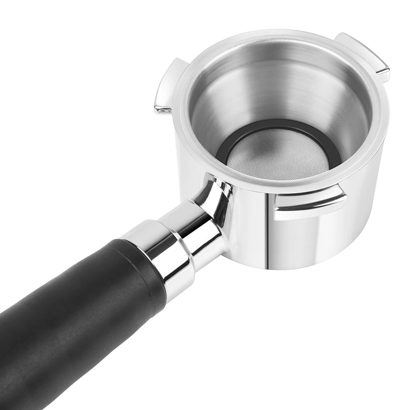

51mm Bottomless Filter Coffee Machine Accessories Domestic Coffee Machine Accessories Bracket Handle Stainless Steel