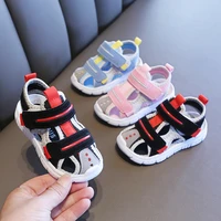 2021 summer baby sandals for girls boys soft bottom cloth children shoes fashion sports little kids beach sandals toddler shoes