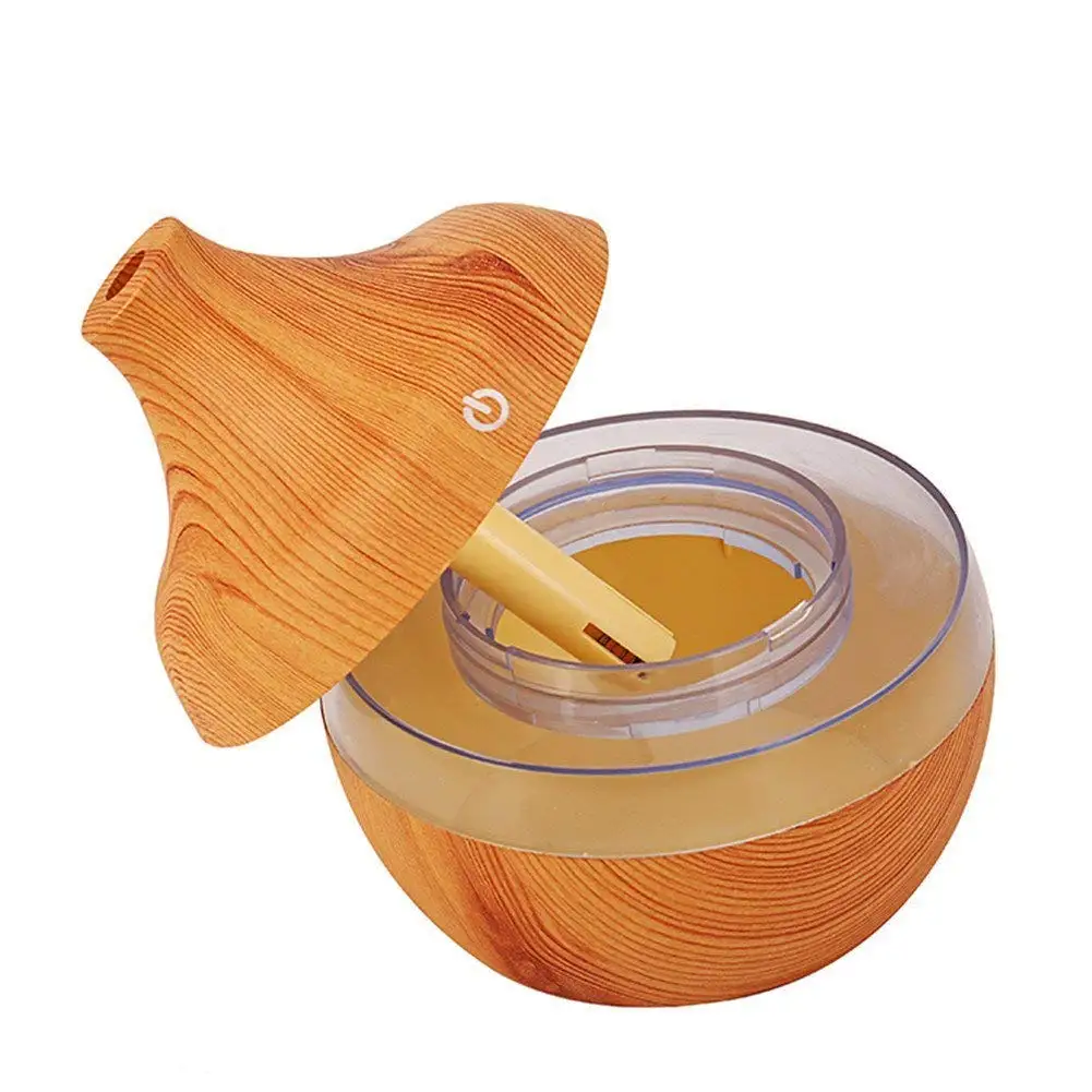 Мини Usb 300 мл увлажнитель воздуха с древесным зерном Арома диффузный стол