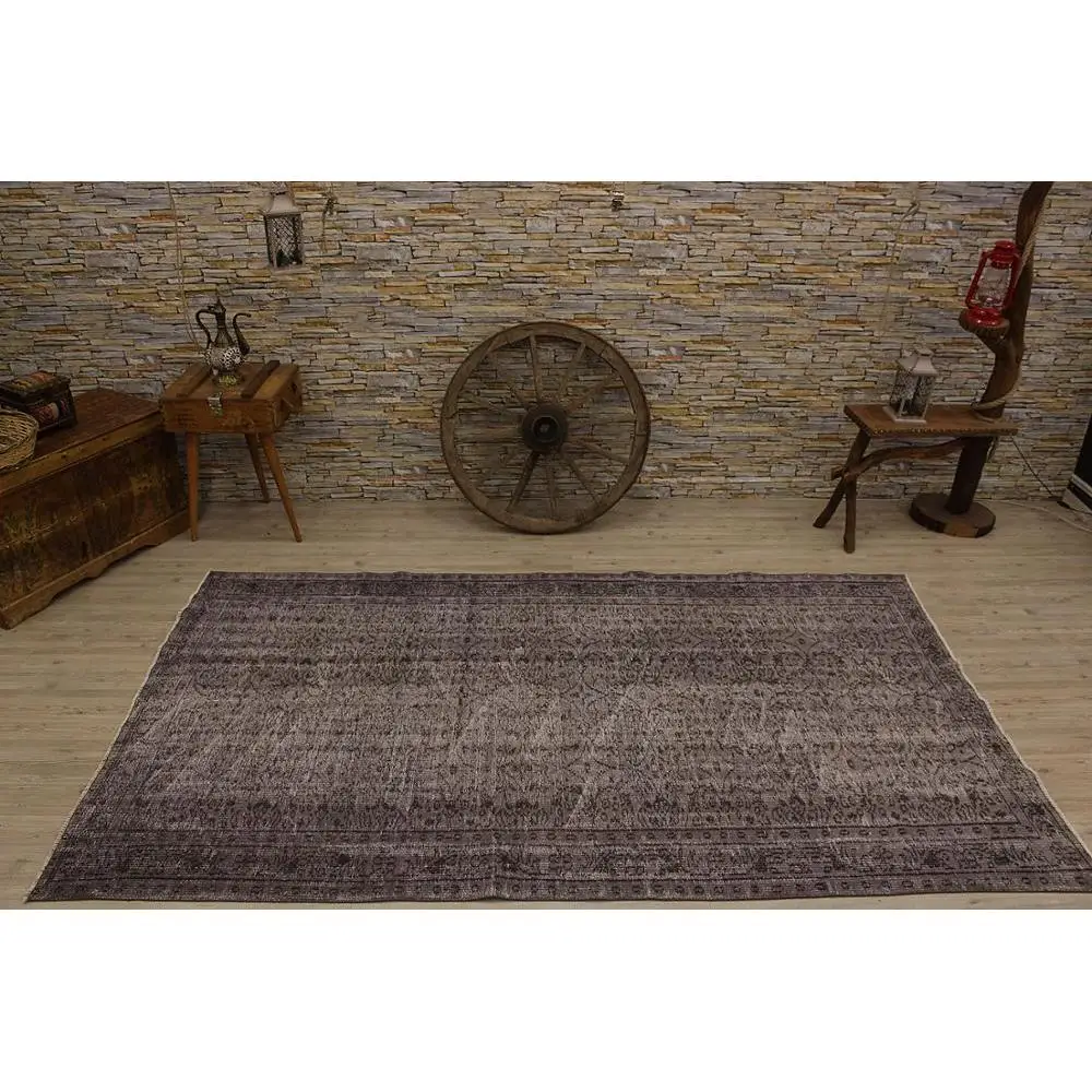 

2312-Turkish Traditional Unique Real handmade Wool Rug, Unique Area Rug Livingroom Bedroom Kitchen Rug