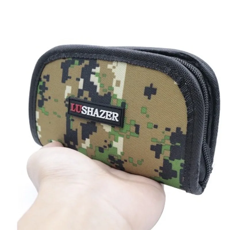1 шт. сумка для рыболовной наживки бумажник ложка блесны хранения чехол металла