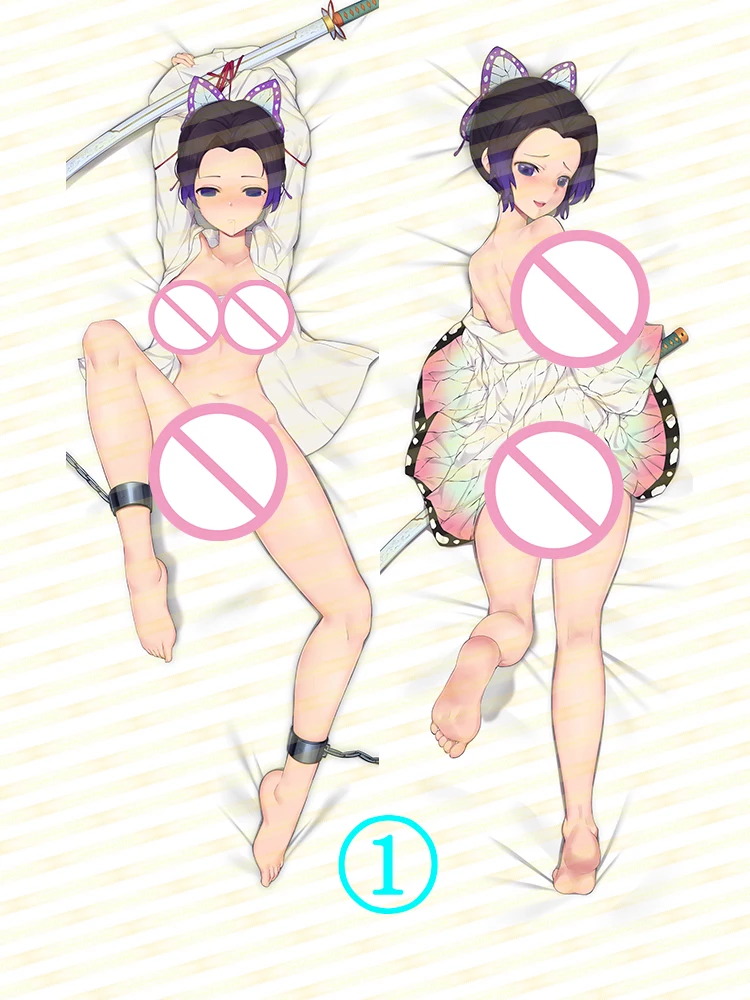 Cirno's Store-funda de almohada Original de kimetsu no yaiba, funda de almohada de cuerpo loli, kochou shinobu Dakimakura-1