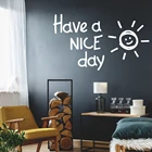 Прекрасная наклейка s Sunshine с цитатой хорошего дня, фраза, Виниловая наклейка на стену для детской комнаты, украшение, настенные наклейки, фрески, обои