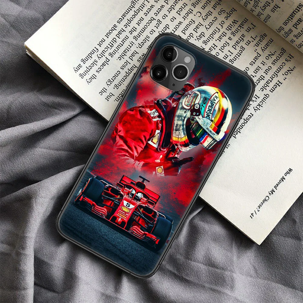 

Michael Schumacher F1 Racing car Phone Case For Iphone 4 4s 5 5S SE 5C 6 6S 7 8 Plus X XS XR 11 12 Mini Pro Max 2020 black